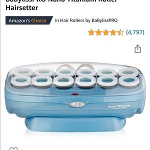 babyliss  jumbo hot rollers